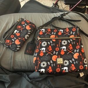 Like new, rare Dooney & Bourke Star Wars crossbody